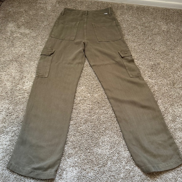 MOTHER Flare & Wide Leg Jeans in Olive - Picture 10 of 10